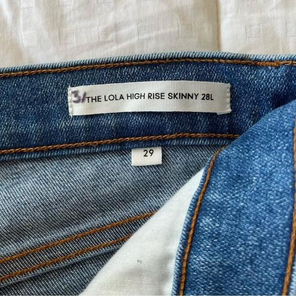 Denim Forum Lola High Rise Skinny Jean 29W - Picture 12 of 16